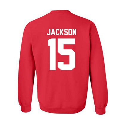 Nebraska - NCAA Women's Volleyball : Andi Jackson - Classic Shersey Crewneck Sweatshirt-3
