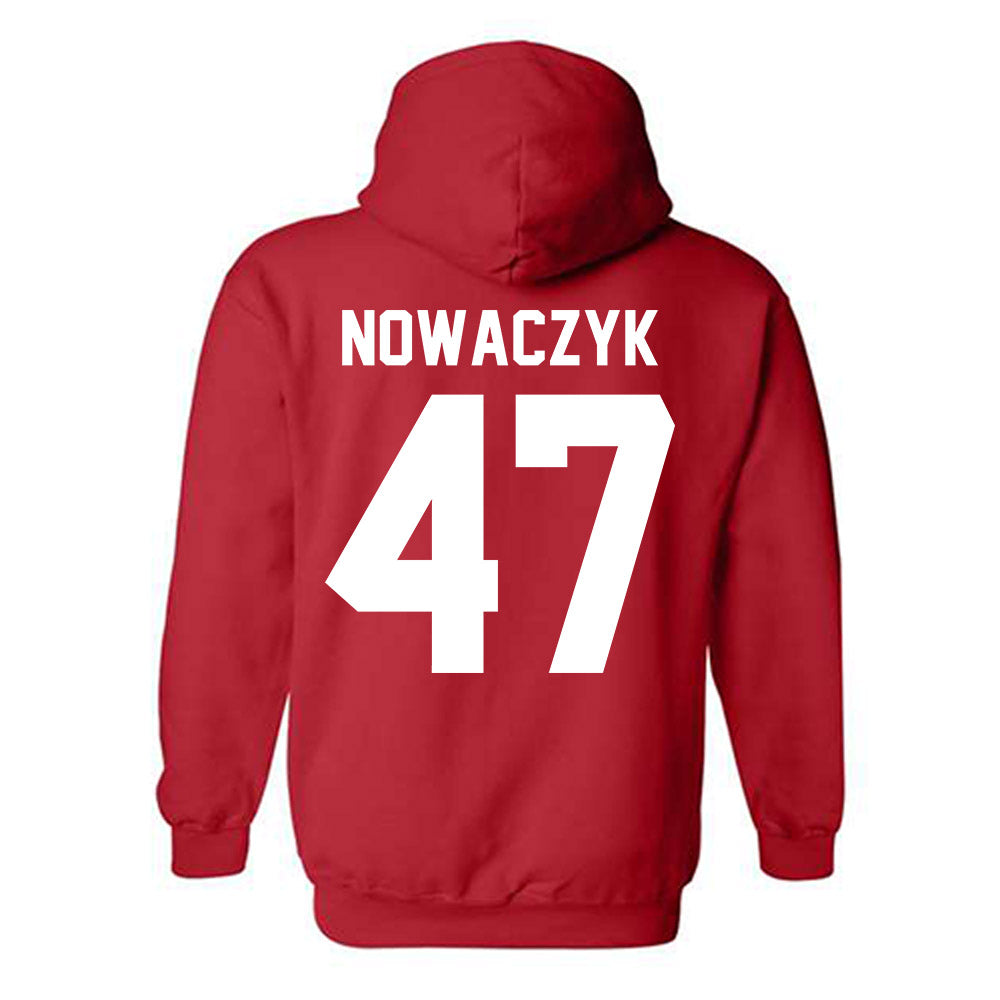 Nebraska - NCAA Baseball : Colin Nowaczyk - Classic Shersey Hooded Sweatshirt-1