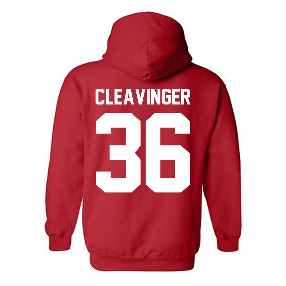 Nebraska - NCAA Baseball : Grant Cleavinger - Classic Shersey Hooded Sweatshirt-1