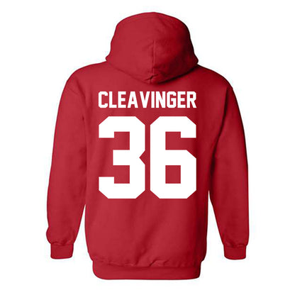 Nebraska - NCAA Baseball : Grant Cleavinger - Classic Shersey Hooded Sweatshirt-1
