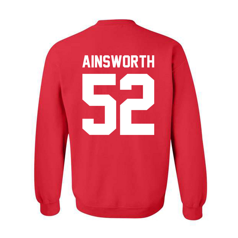 Nebraska - NCAA Football : Hayden Ainsworth - Classic Shersey Crewneck Sweatshirt-3