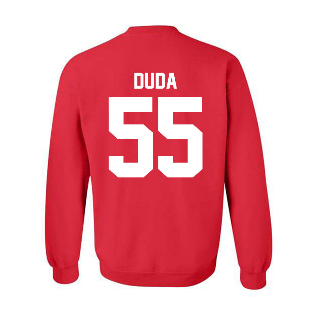 Nebraska - NCAA Football : Ethan Duda - Classic Shersey Crewneck Sweatshirt-1