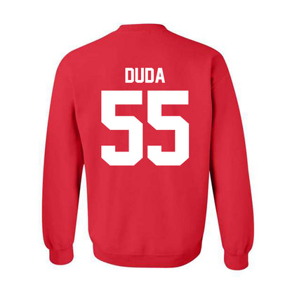 Nebraska - NCAA Football : Ethan Duda - Classic Shersey Crewneck Sweatshirt-1