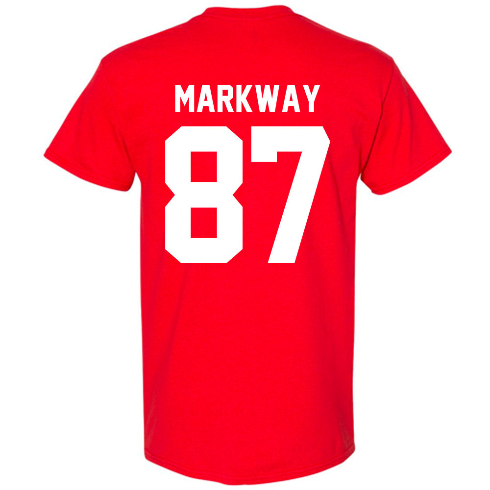 Nebraska - NCAA Football : Mac Markway - Classic Shersey T-Shirt-1