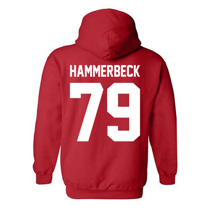 Nebraska - NCAA Football : Shawn Hammerbeck - Classic Shersey Hooded Sweatshirt-1