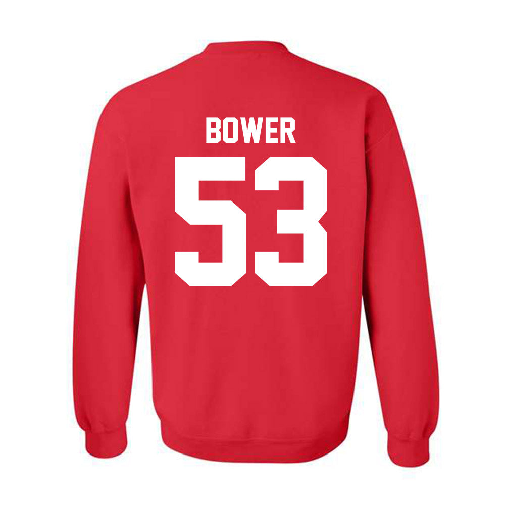 Nebraska - NCAA Football : Jacob Bower - Classic Shersey Crewneck Sweatshirt-1