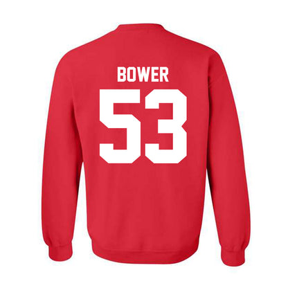 Nebraska - NCAA Football : Jacob Bower - Classic Shersey Crewneck Sweatshirt-1