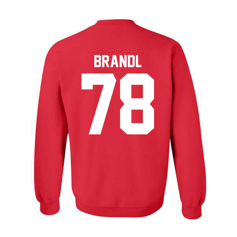 Nebraska - NCAA Football : Jacob Brandl - Classic Shersey Crewneck Sweatshirt-1