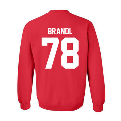 Nebraska - NCAA Football : Jacob Brandl - Classic Shersey Crewneck Sweatshirt-1
