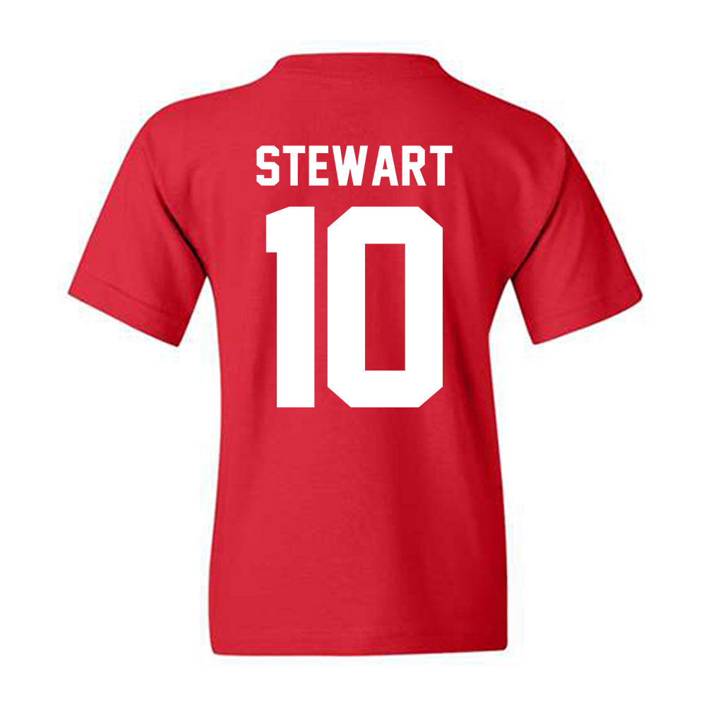 Nebraska - NCAA Women's Basketball : Madeline Stewart - Classic Shersey Youth T-Shirt-3
