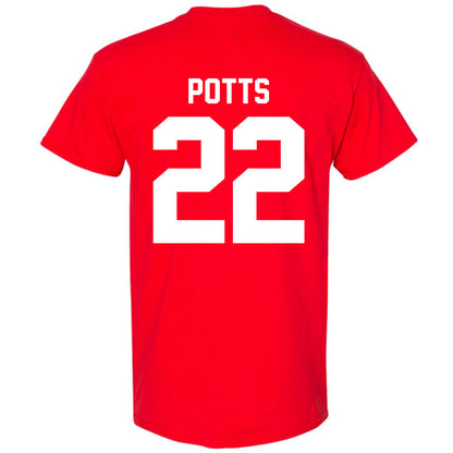 Nebraska - NCAA Women's Basketball : Natalie Potts - Classic Shersey T-Shirt-1
