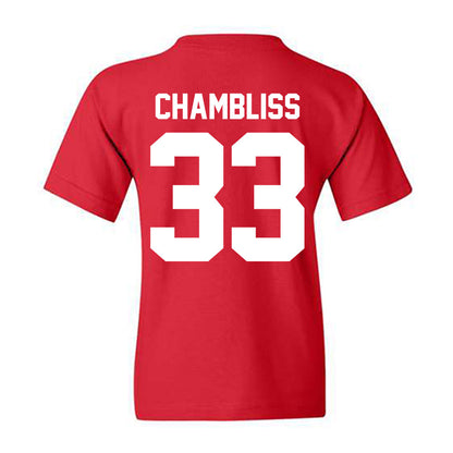 Nebraska - NCAA Football : Owen Chambliss - Classic Shersey Youth T-Shirt-1
