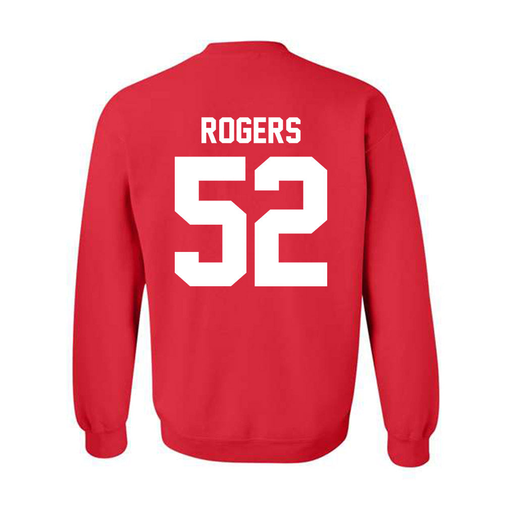 Nebraska - NCAA Football : Dylan Rogers - Classic Shersey Crewneck Sweatshirt-3