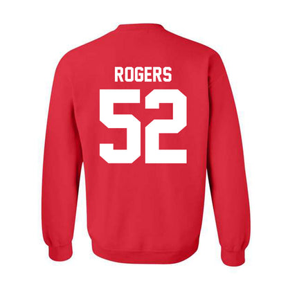 Nebraska - NCAA Football : Dylan Rogers - Classic Shersey Crewneck Sweatshirt-3