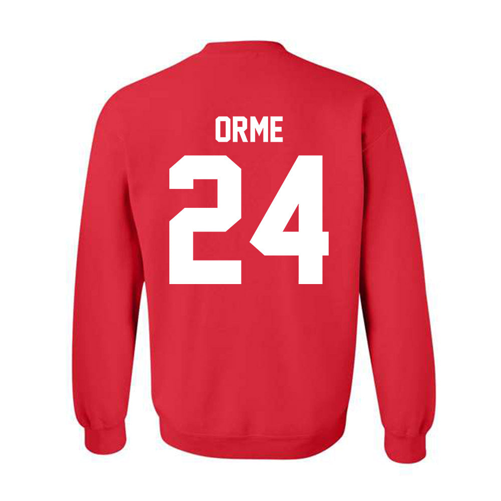 Nebraska - NCAA Men's Basketball : Sam Orme - Classic Shersey Crewneck Sweatshirt-3