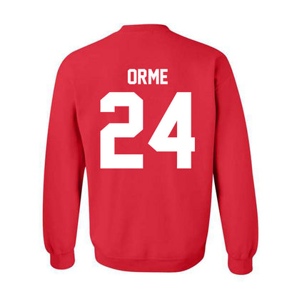 Nebraska - NCAA Men's Basketball : Sam Orme - Classic Shersey Crewneck Sweatshirt-3