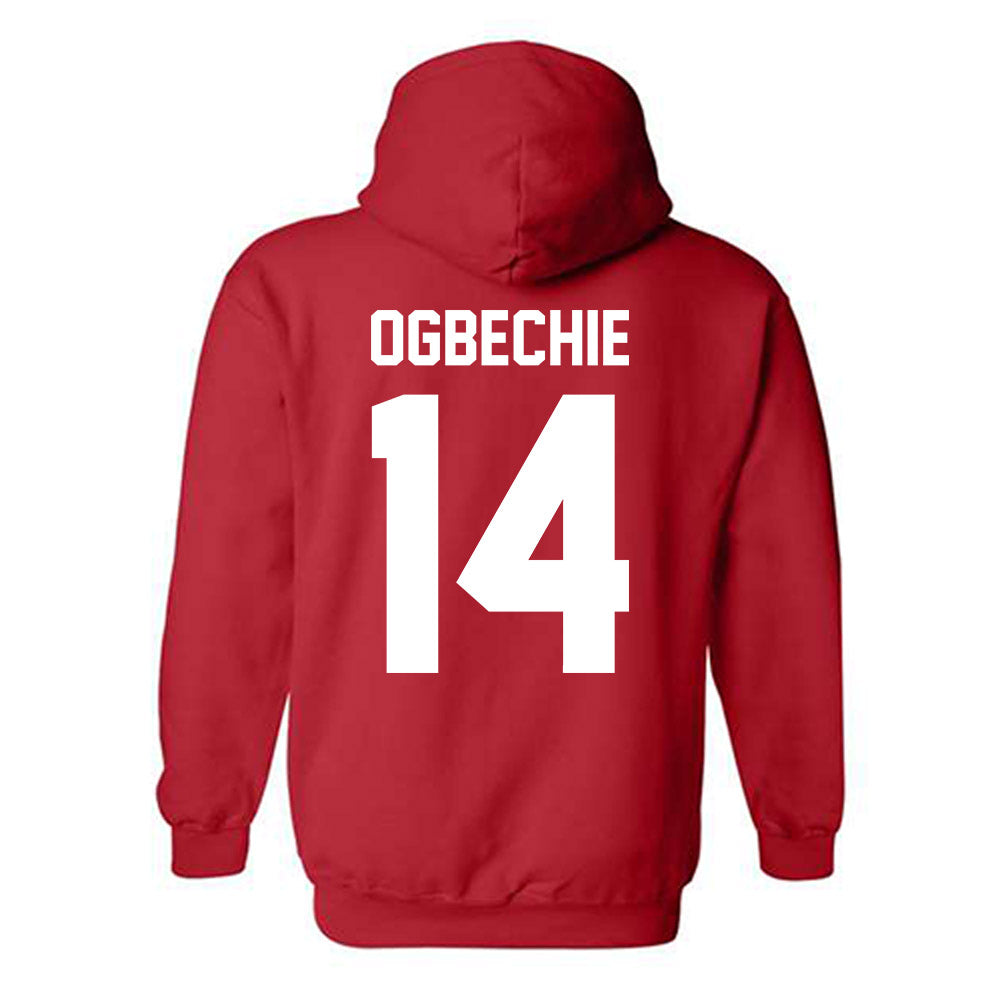 Nebraska - NCAA Women's Volleyball : Manaia Ogbechie - Classic Shersey Hooded Sweatshirt-3