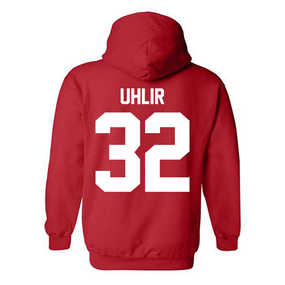 Nebraska - NCAA Football : Trent Uhlir - Classic Shersey Hooded Sweatshirt-1