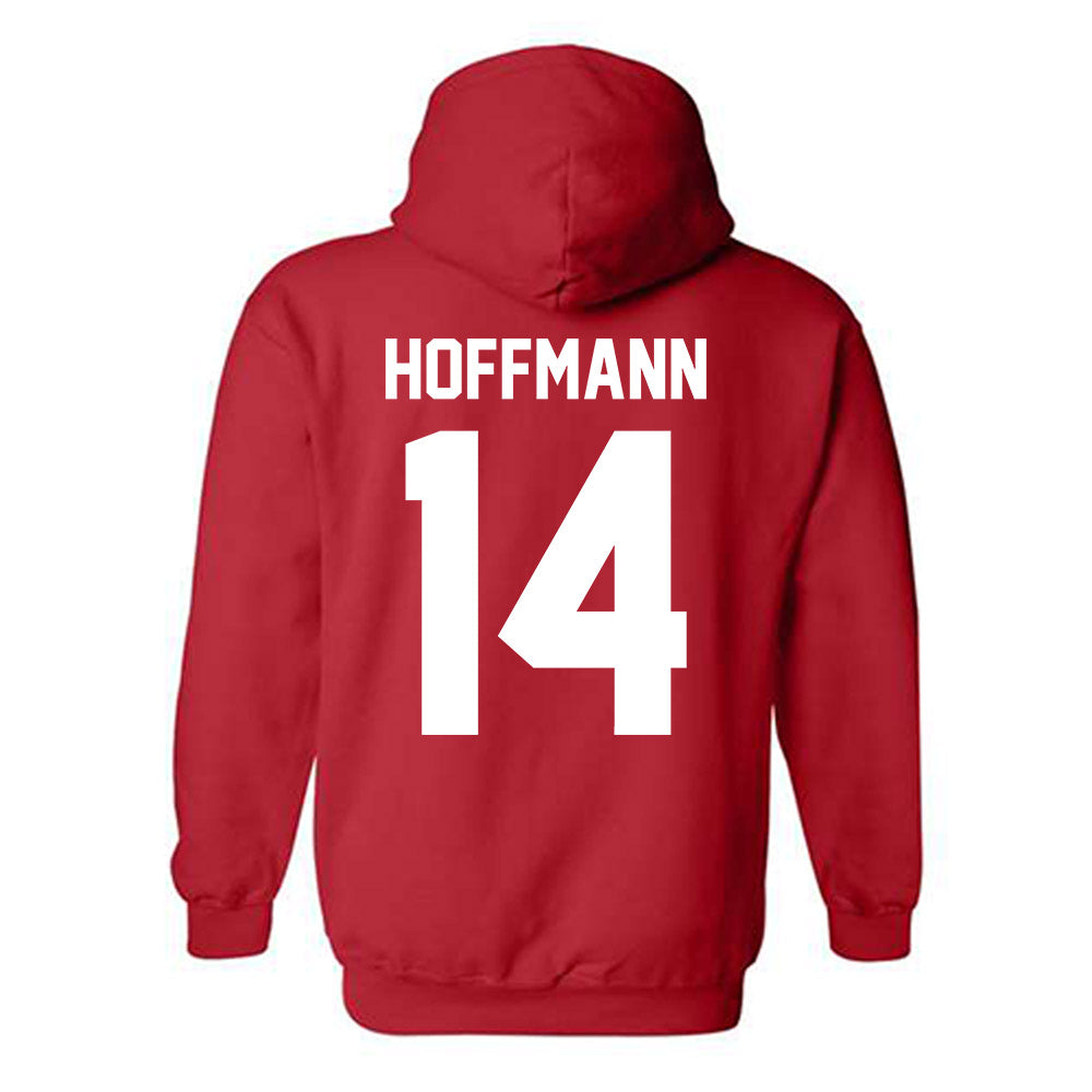 Nebraska - NCAA Softball : Kacie Hoffmann - Classic Shersey Hooded Sweatshirt-1