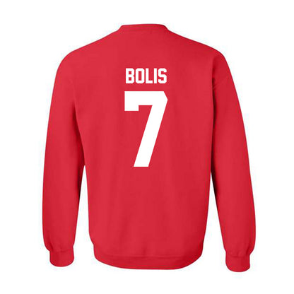 Nebraska - NCAA Men's Basketball : Justin Bolis - Classic Shersey Crewneck Sweatshirt-1