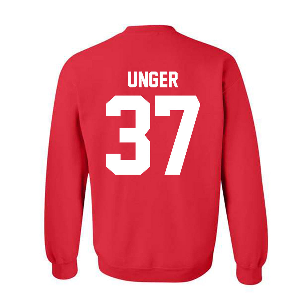 Nebraska - NCAA Baseball : J'Shawn Unger - Classic Shersey Crewneck Sweatshirt-1
