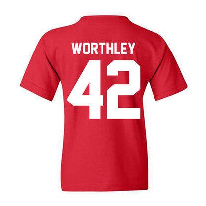 Nebraska - NCAA Baseball : Jalen Worthley - Classic Shersey Youth T-Shirt-1