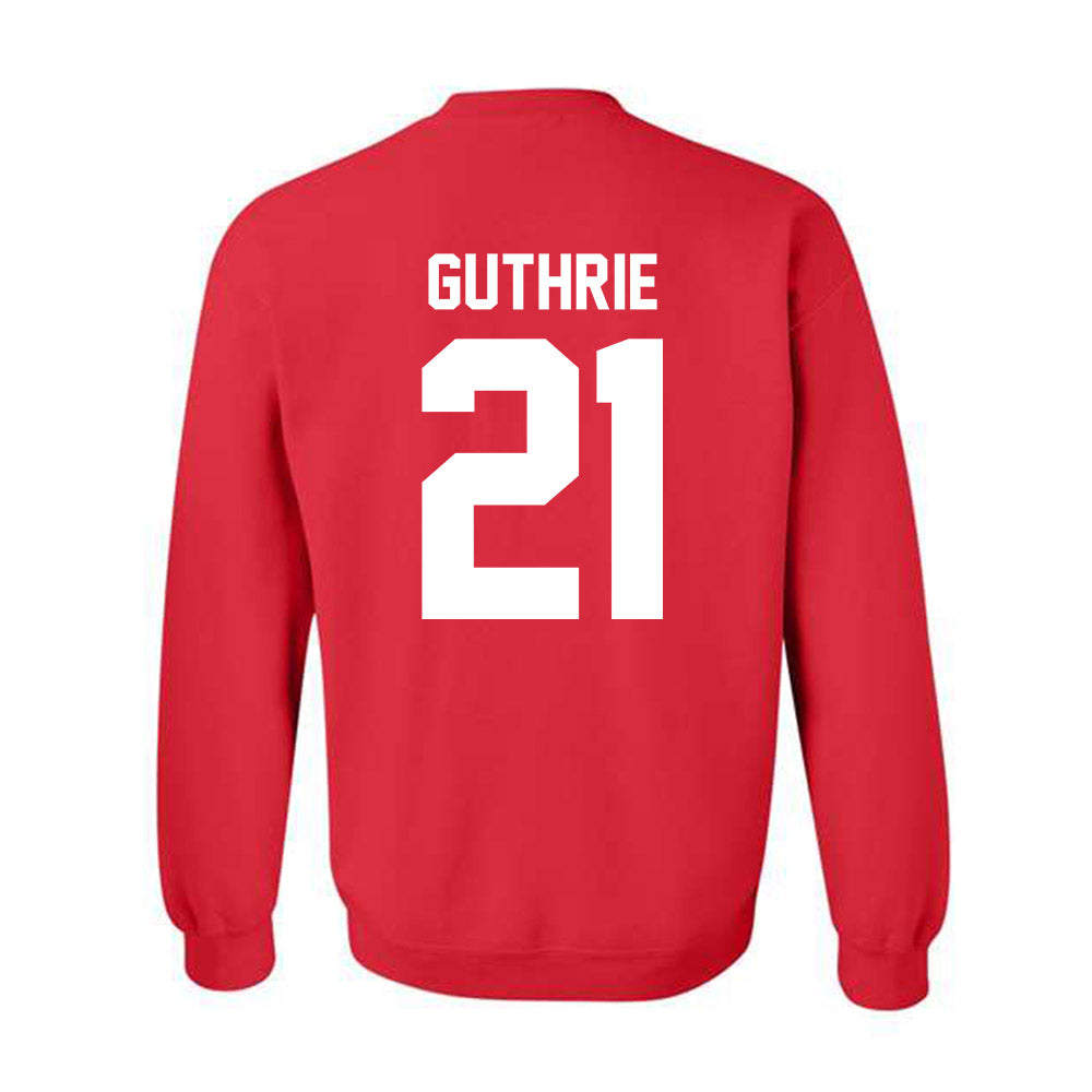 Nebraska - NCAA Football : Rex Guthrie - Classic Shersey Crewneck Sweatshirt-1
