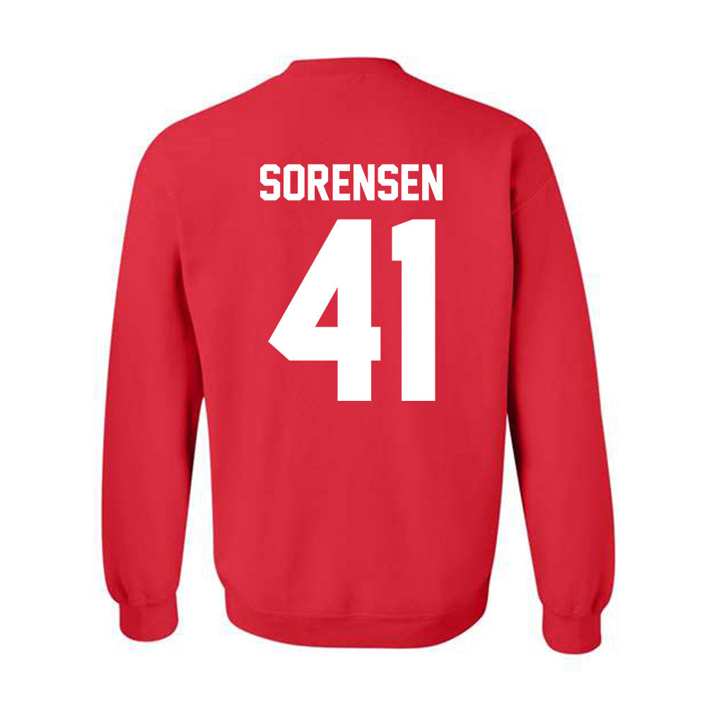 Nebraska - NCAA Football : Luke Sorensen - Classic Shersey Crewneck Sweatshirt-3