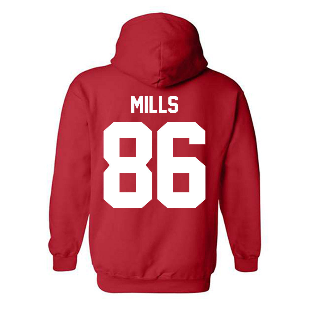 Nebraska - NCAA Football : Cortez Mills - Classic Shersey Hooded Sweatshirt-3