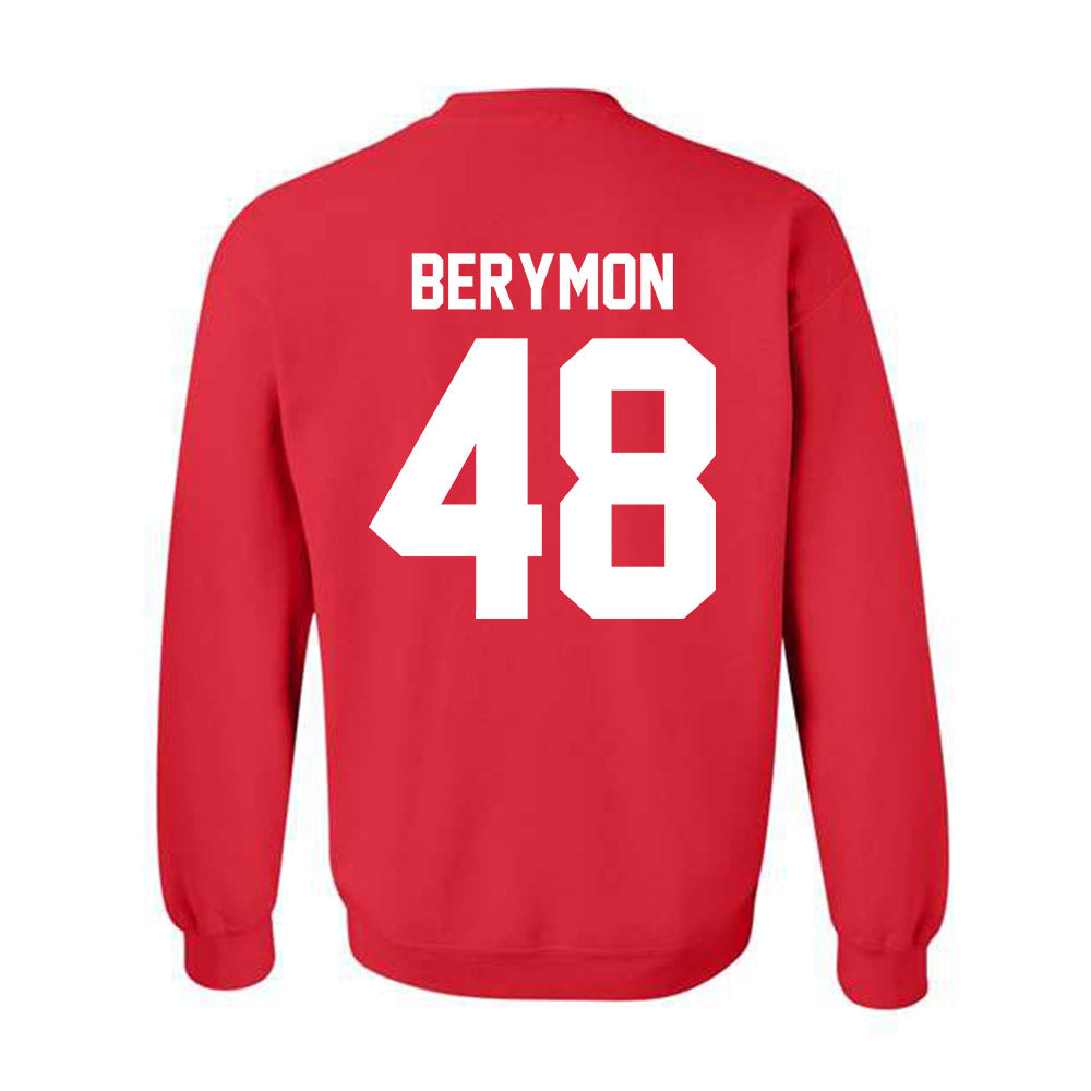Nebraska - NCAA Football : Dylan Berymon - Classic Shersey Crewneck Sweatshirt-1