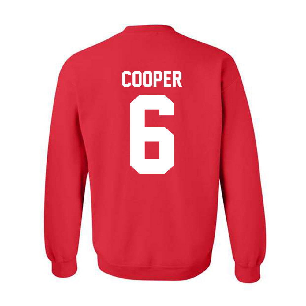 Nebraska - NCAA Men's Basketball : Will Cooper - Classic Shersey Crewneck Sweatshirt-1
