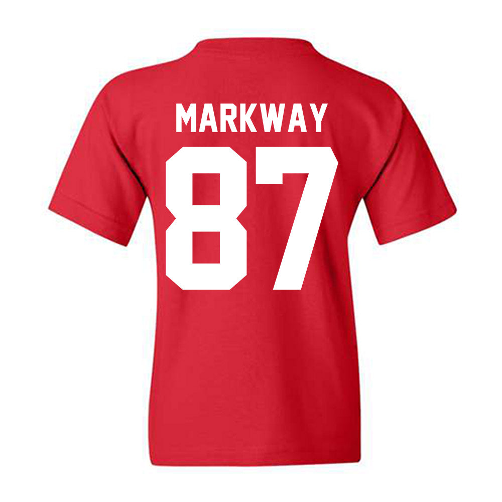 Nebraska - NCAA Football : Mac Markway - Classic Shersey Youth T-Shirt-1