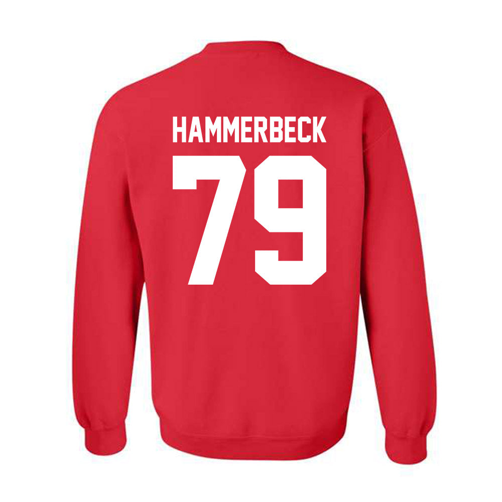 Nebraska - NCAA Football : Shawn Hammerbeck - Classic Shersey Crewneck Sweatshirt-1