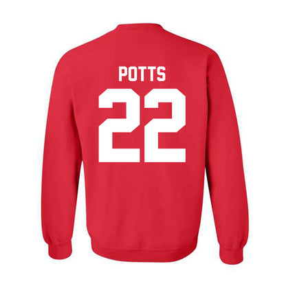 Nebraska - NCAA Women's Basketball : Natalie Potts - Classic Shersey Crewneck Sweatshirt-1