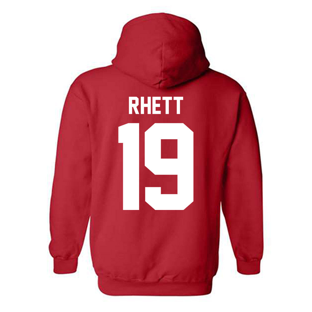 Nebraska - NCAA Football : Justyn Rhett - Classic Shersey Hooded Sweatshirt-1