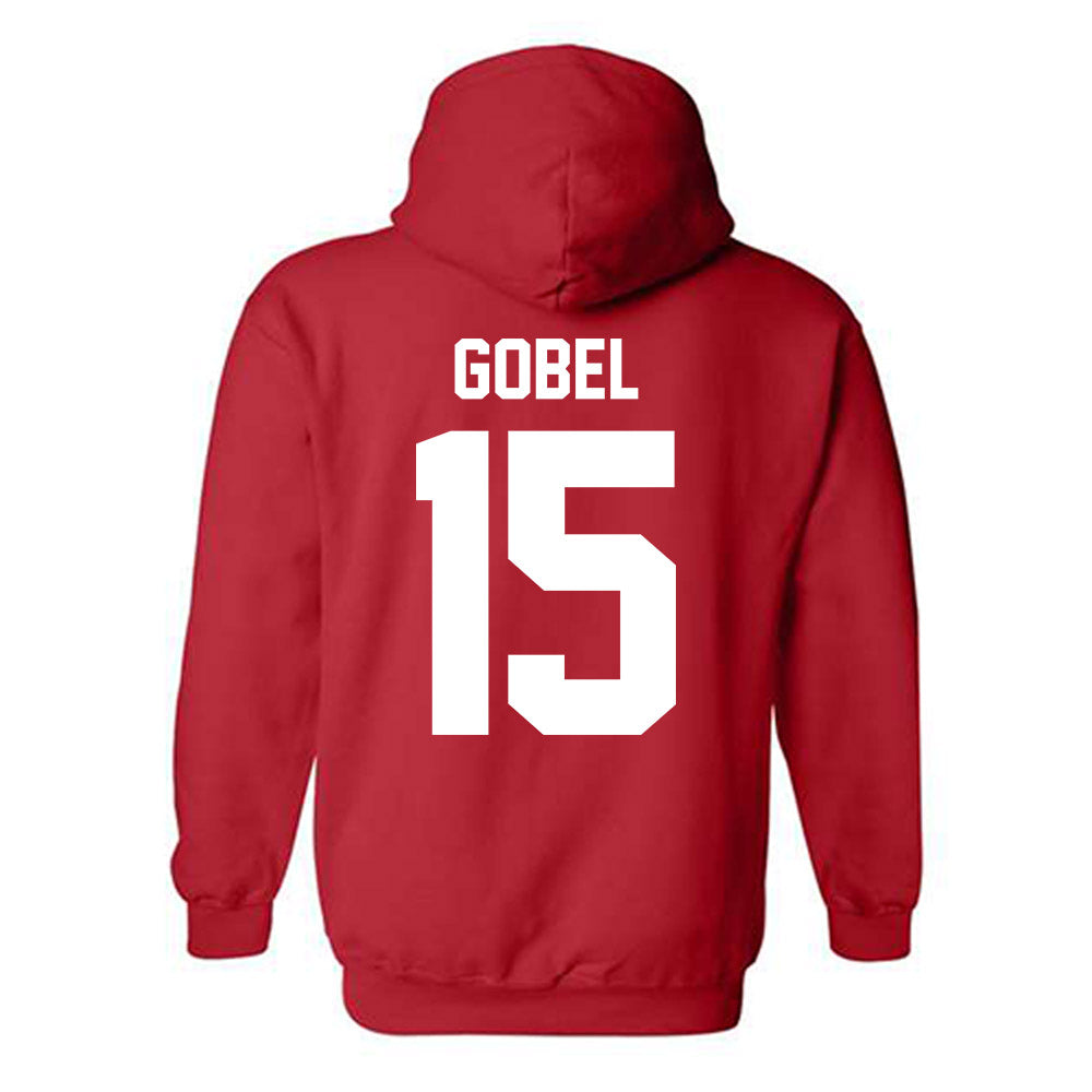 Nebraska - NCAA Women's Soccer : Alexa Gobel - Classic Shersey Hooded Sweatshirt-3