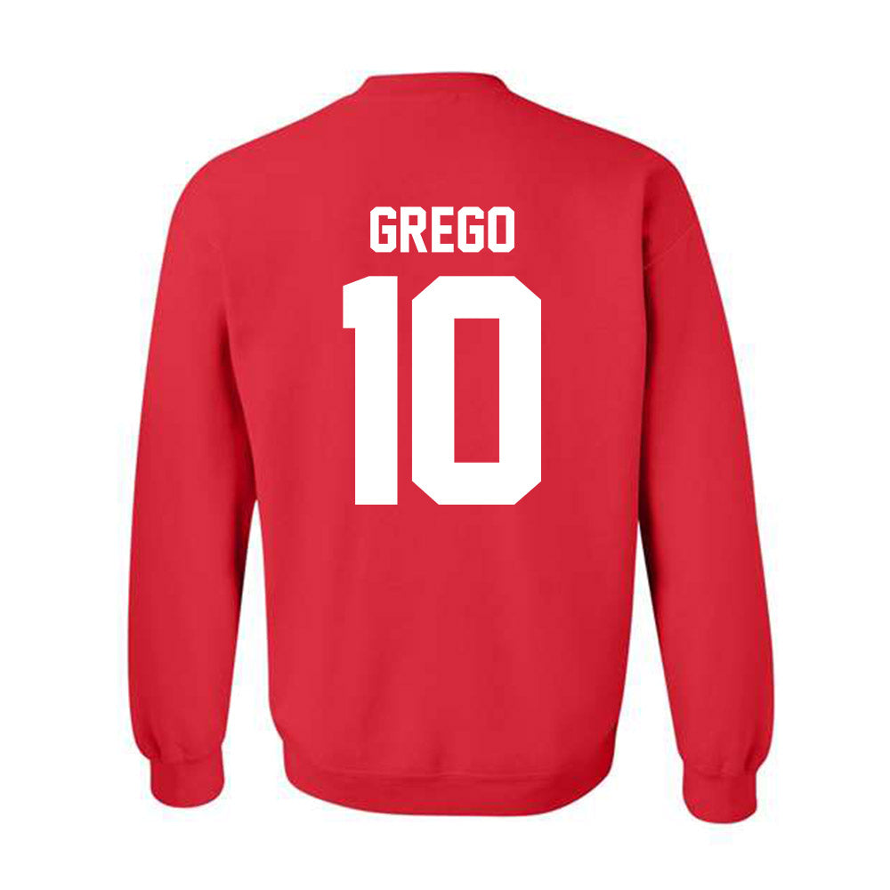 Nebraska - NCAA Baseball : Drew Grego - Classic Shersey Crewneck Sweatshirt-1