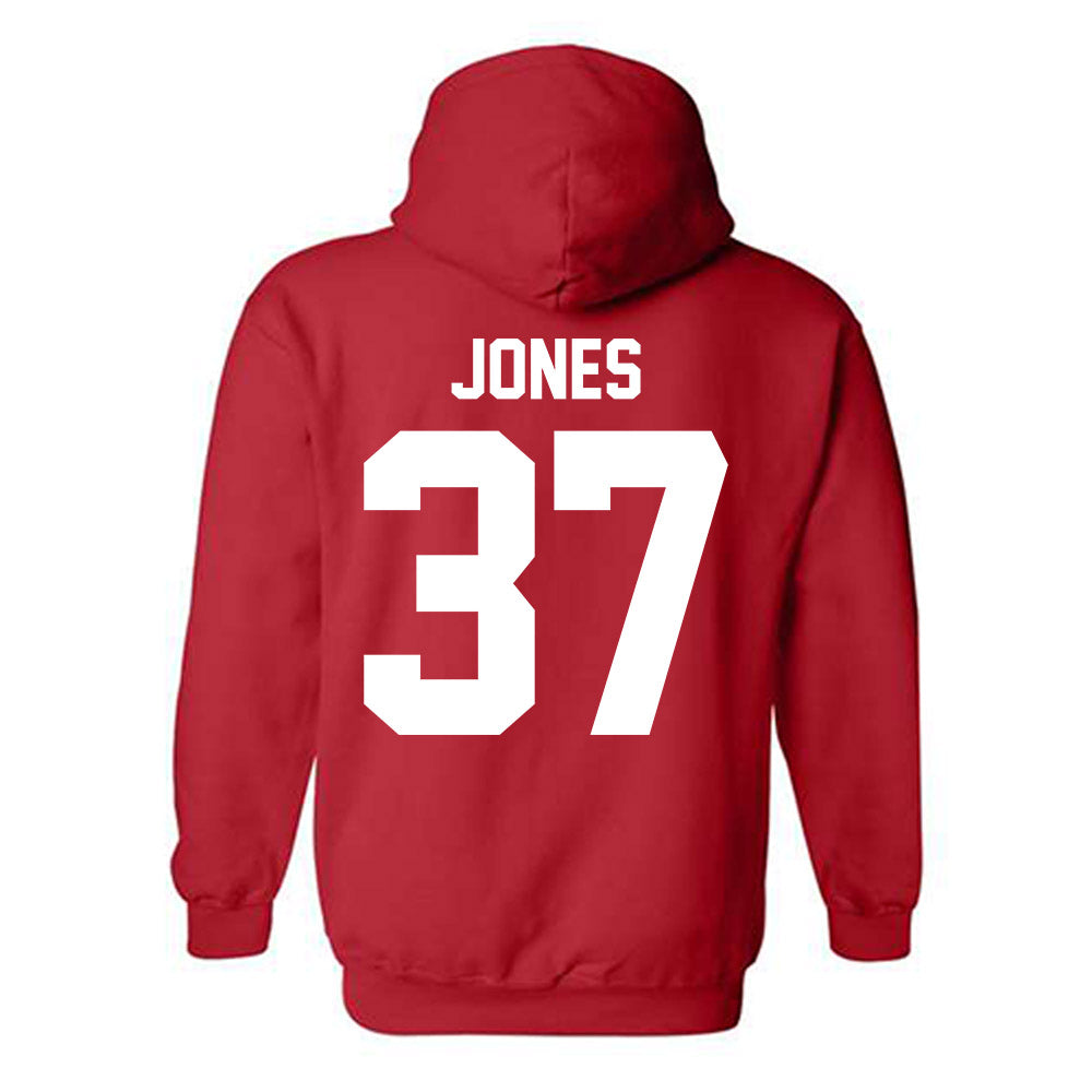 Nebraska - NCAA Football : Donovan Jones - Classic Shersey Hooded Sweatshirt-1