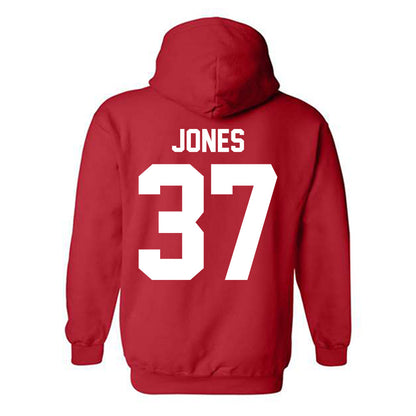 Nebraska - NCAA Football : Donovan Jones - Classic Shersey Hooded Sweatshirt-1