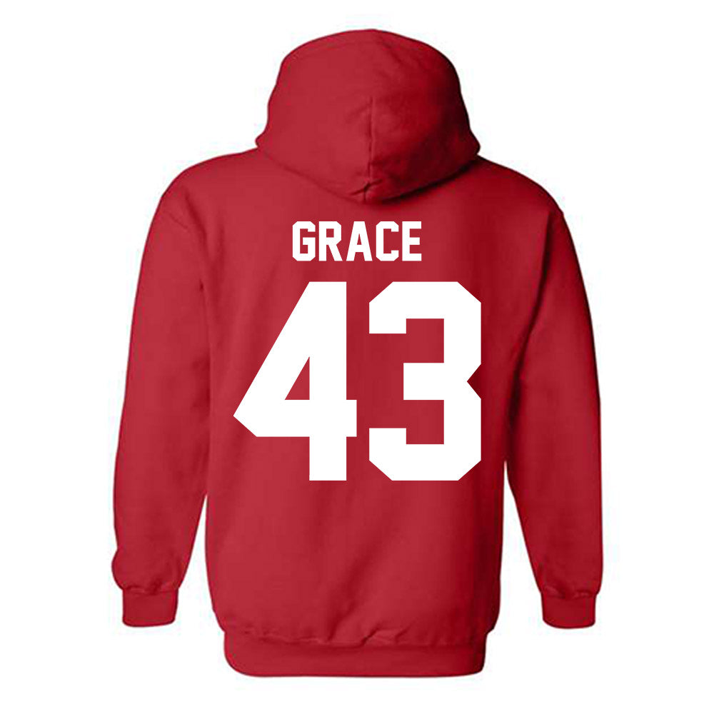Nebraska - NCAA Baseball : Cooper Grace - Classic Shersey Hooded Sweatshirt-1