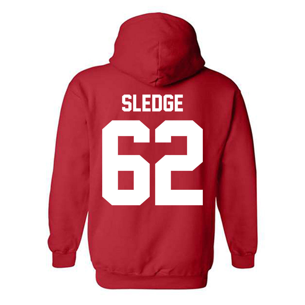 Nebraska - NCAA Football : Sam Sledge - Classic Shersey Hooded Sweatshirt-1