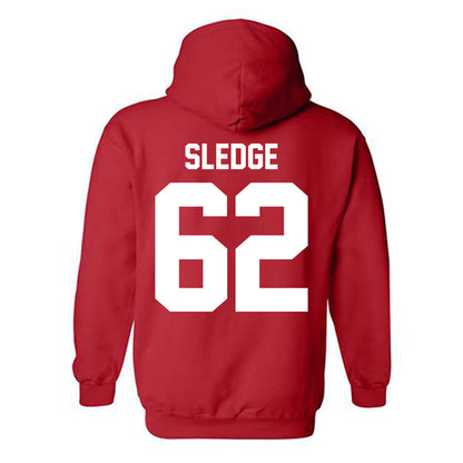 Nebraska - NCAA Football : Sam Sledge - Classic Shersey Hooded Sweatshirt-1