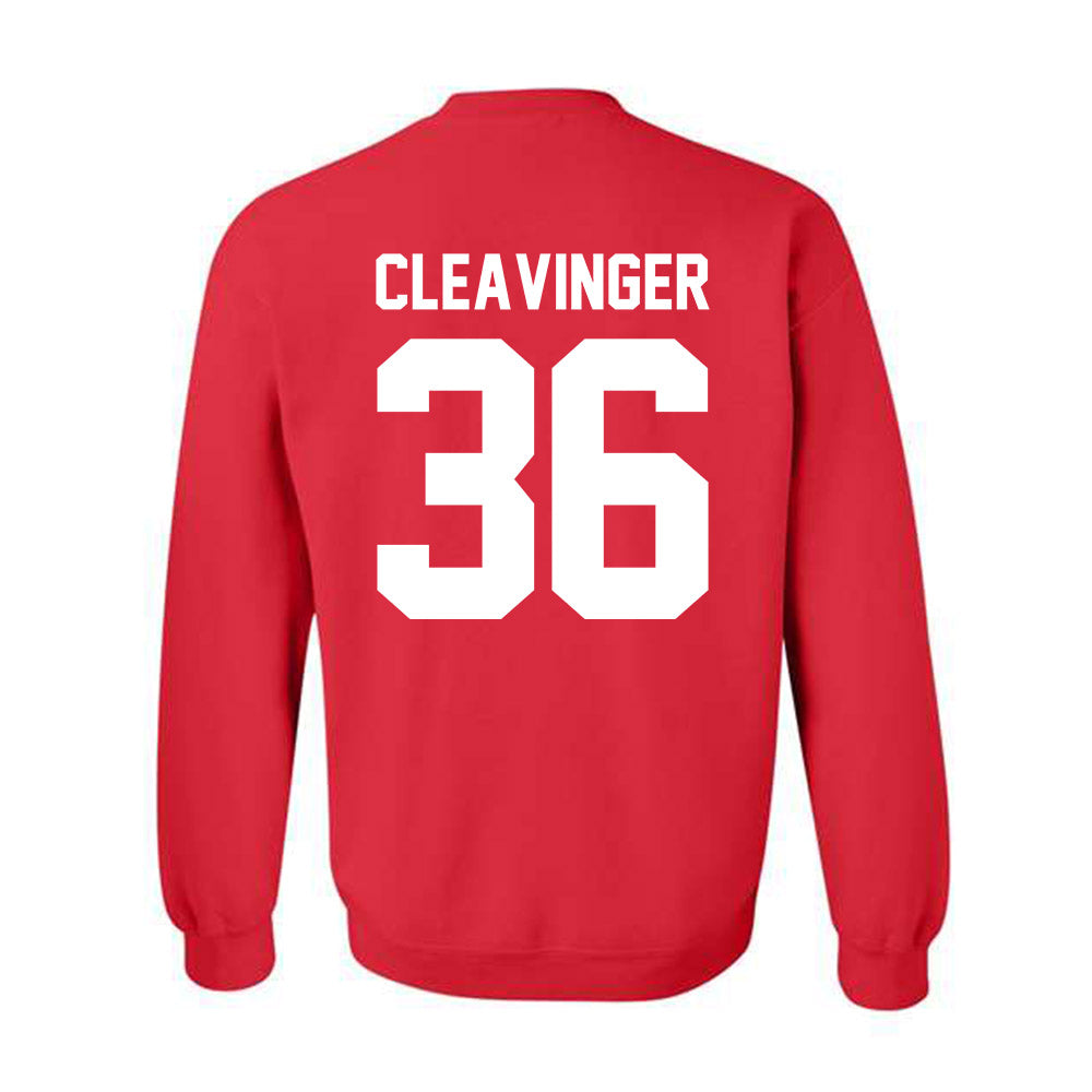 Nebraska - NCAA Baseball : Grant Cleavinger - Classic Shersey Crewneck Sweatshirt-1