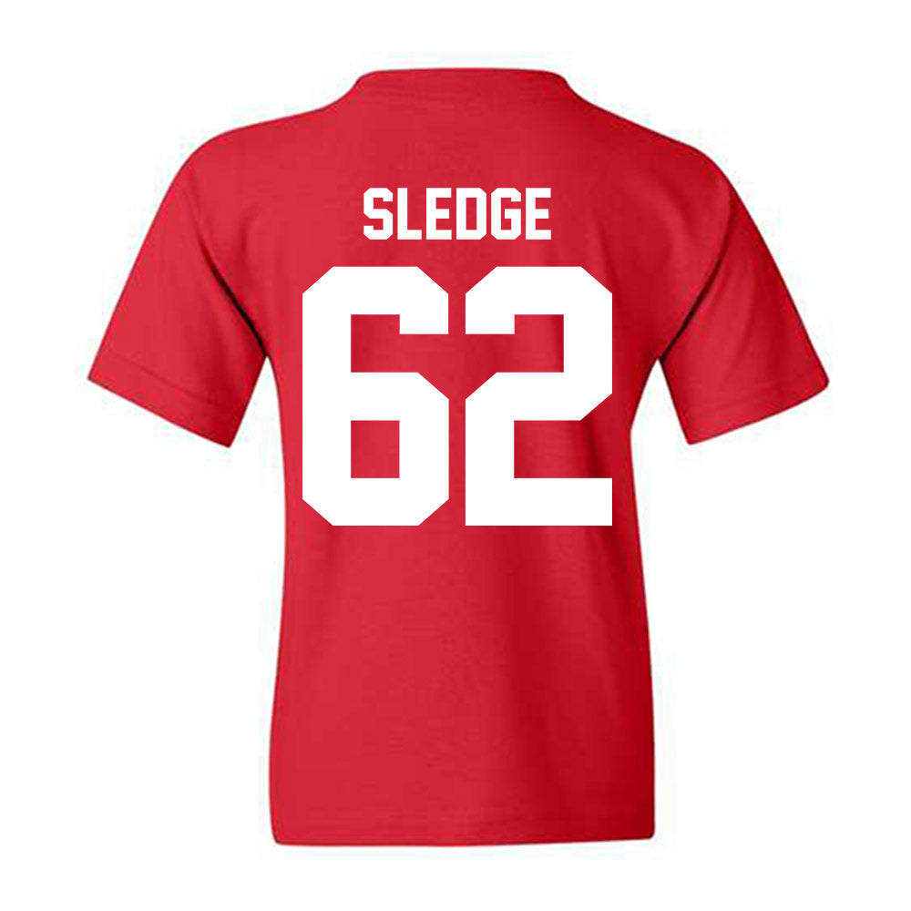 Nebraska - NCAA Football : Sam Sledge - Classic Shersey Youth T-Shirt-1