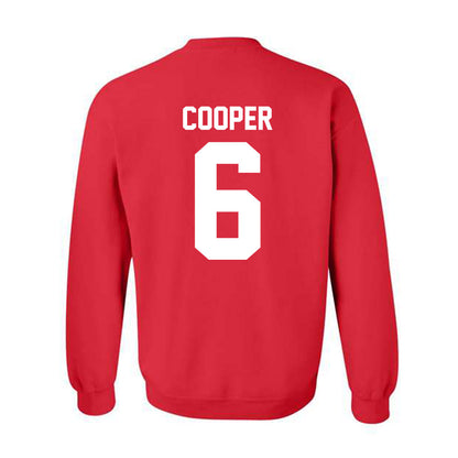 Nebraska - NCAA Men's Basketball : Will Cooper - Classic Shersey Crewneck Sweatshirt-3