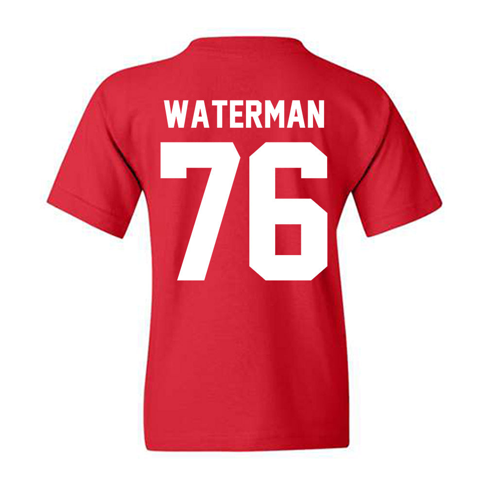 Nebraska - NCAA Football : Rex Waterman - Classic Shersey Youth T-Shirt-3