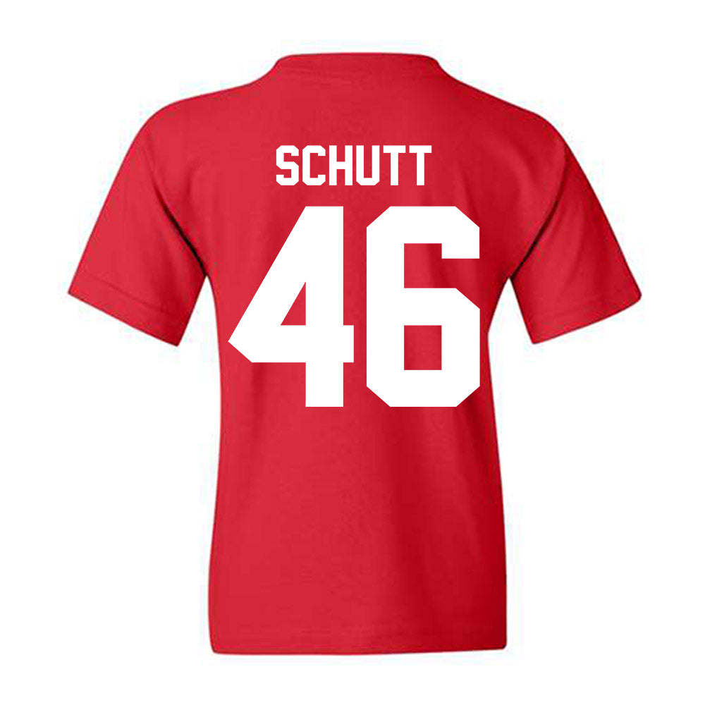 Nebraska - NCAA Football : Connor Schutt - Classic Shersey Youth T-Shirt-1