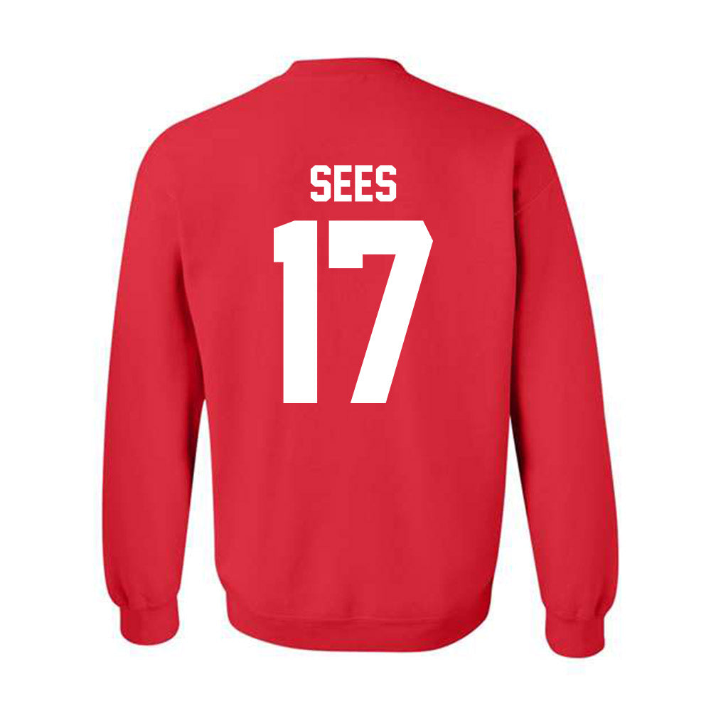 Nebraska - NCAA Women's Soccer : Jo Sees - Classic Shersey Crewneck Sweatshirt-1