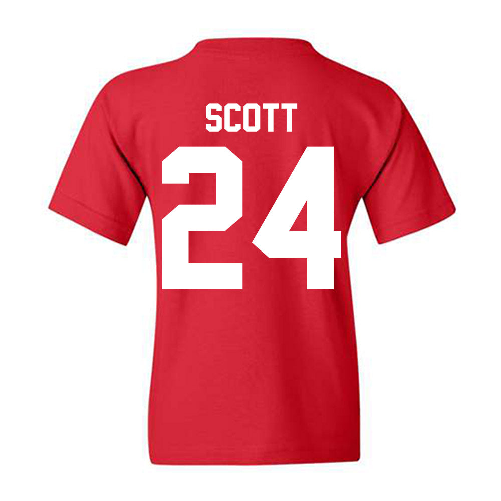 Nebraska - NCAA Football : Nalin Scott - Classic Shersey Youth T-Shirt-3