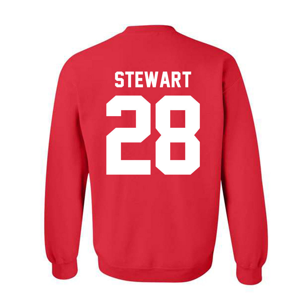 Nebraska - NCAA Baseball : Braxton Stewart - Classic Shersey Crewneck Sweatshirt-1